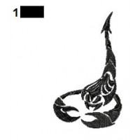 Scorpion Tattoo Embroidery Design 20